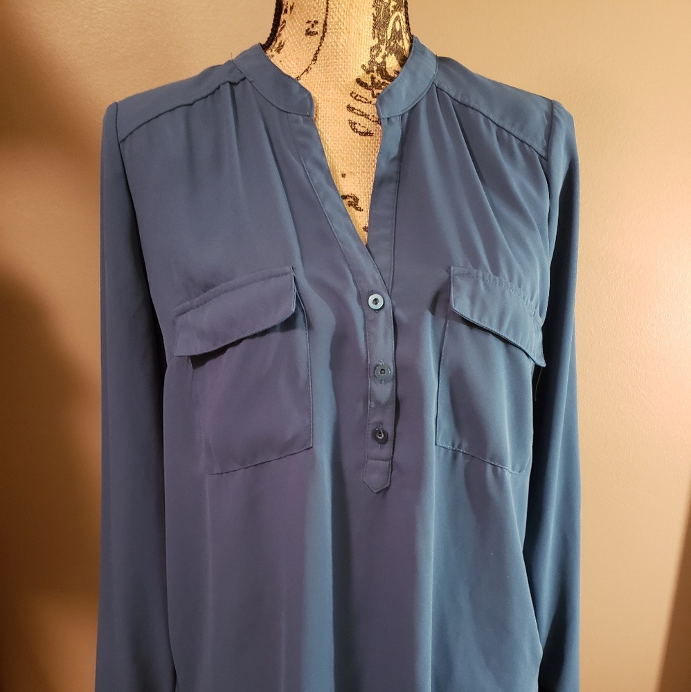 Forever 21 Teal Blouse